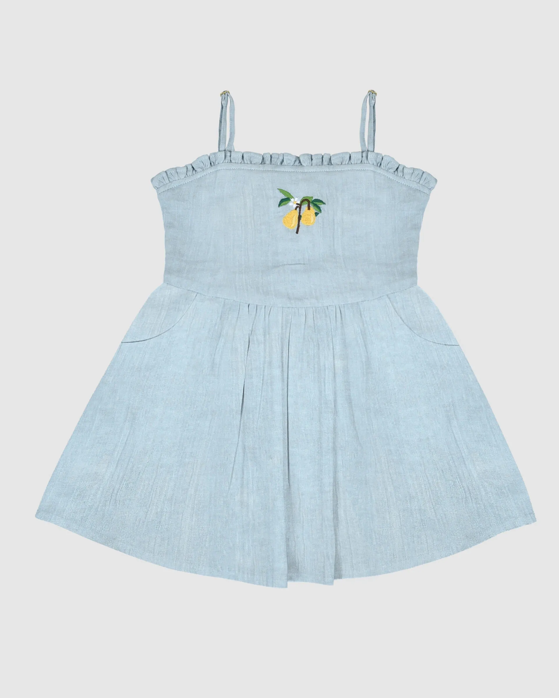 Stella Dress - Blue Pear