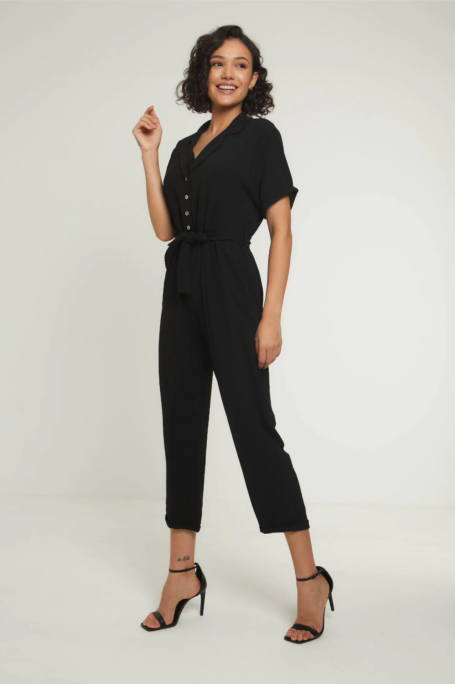 THE ESSENTIAL JUMPSUIT - BLACK