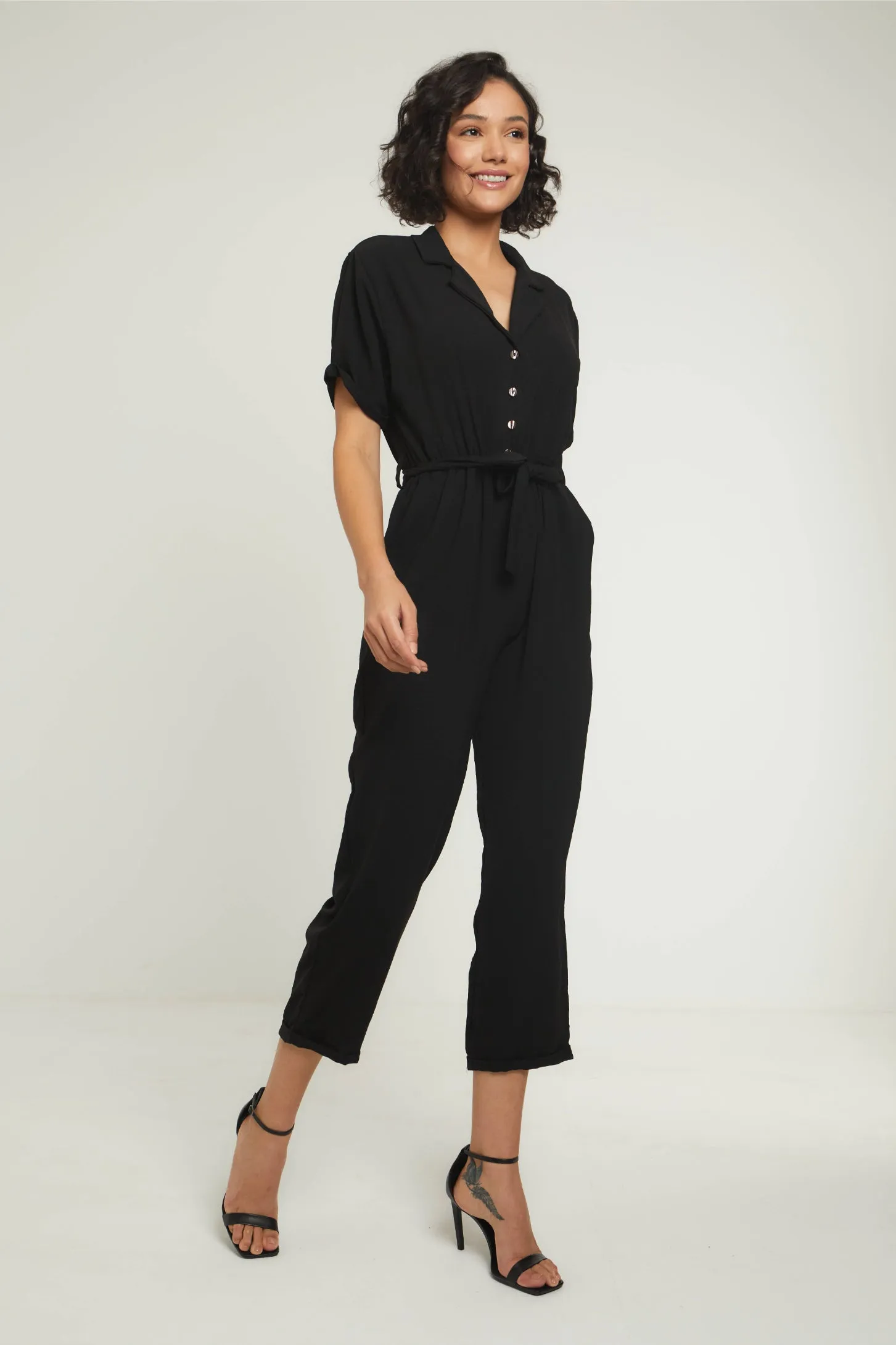 THE ESSENTIAL JUMPSUIT - BLACK