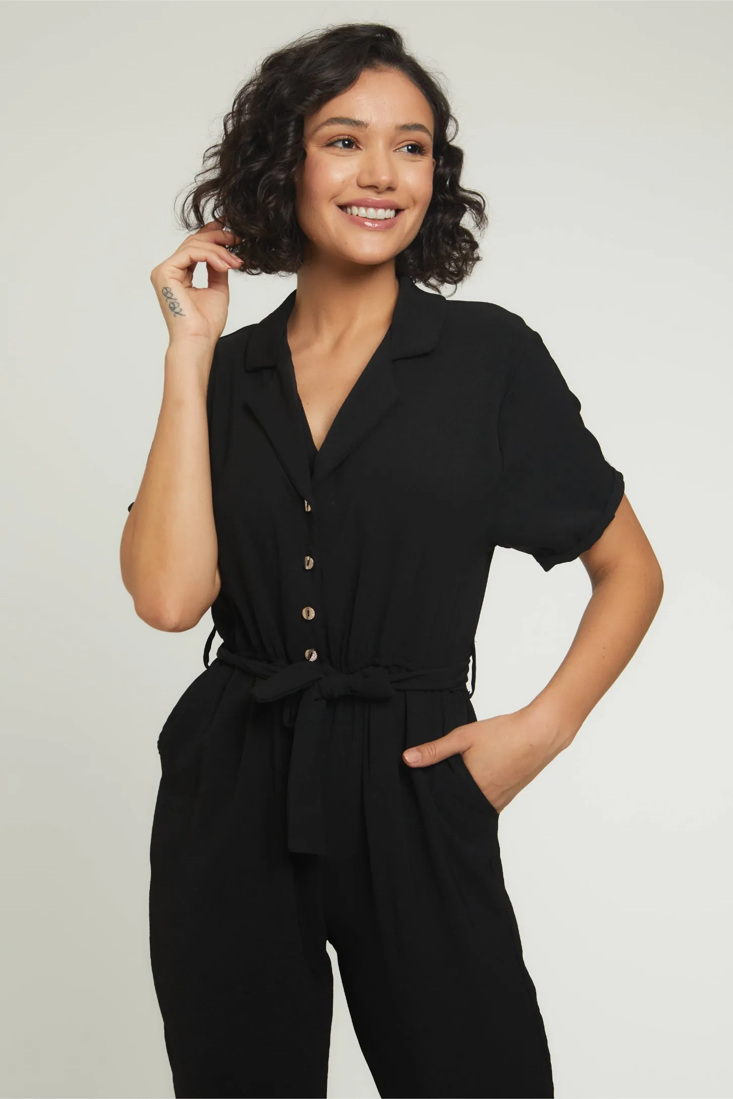 THE ESSENTIAL JUMPSUIT - BLACK