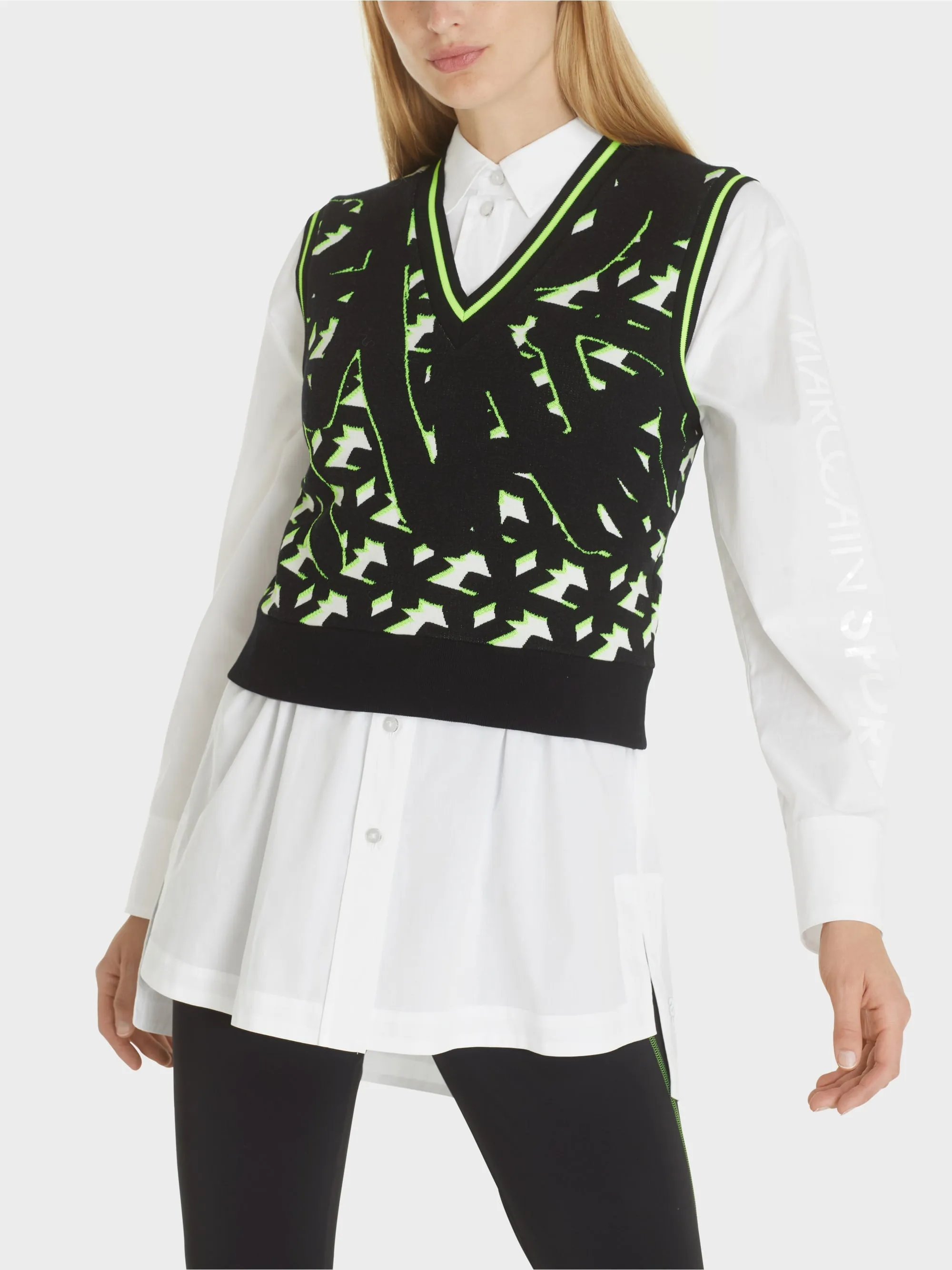 Top - Black/Green/Off-White