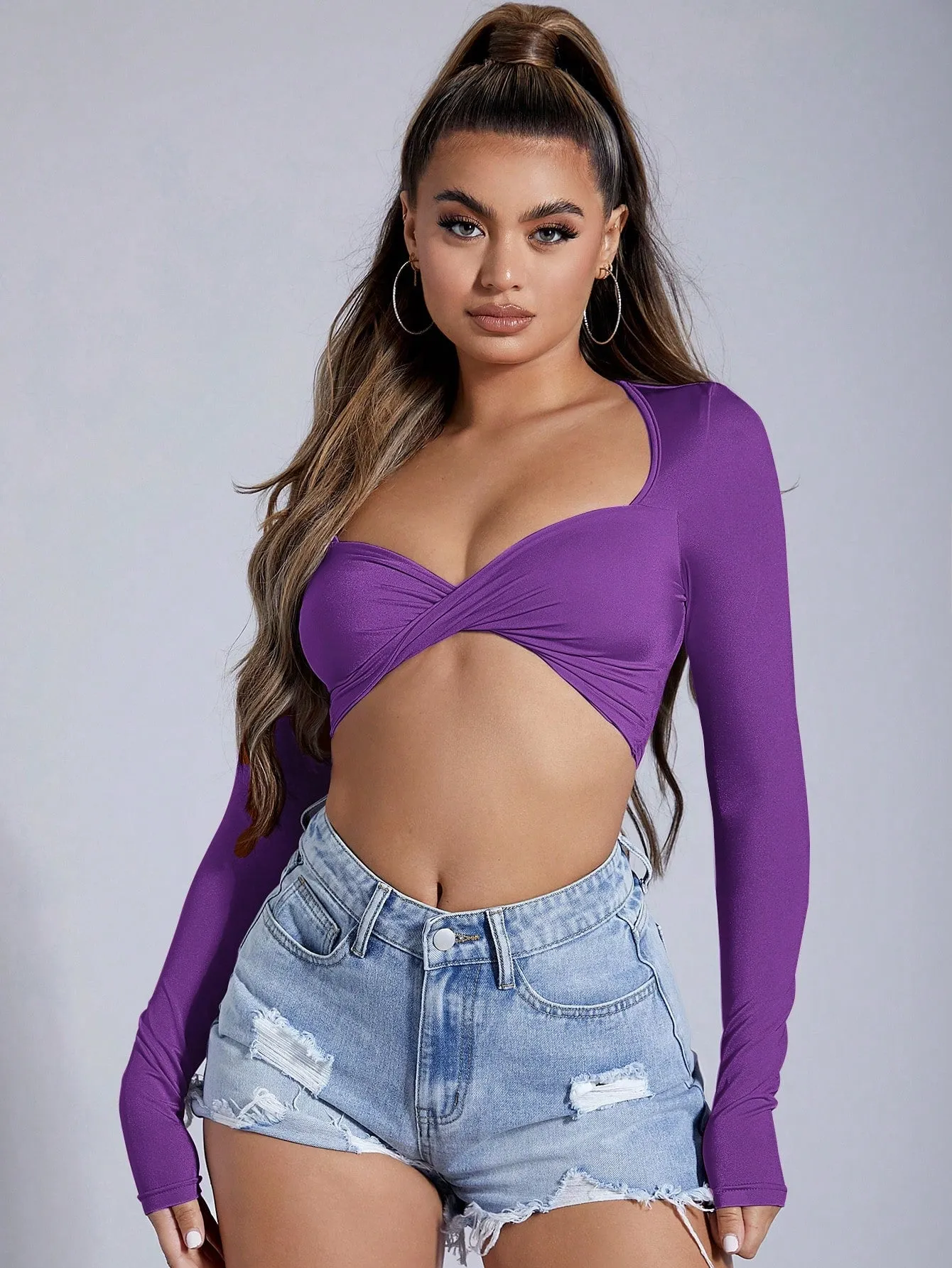 Twist Front Crop Top