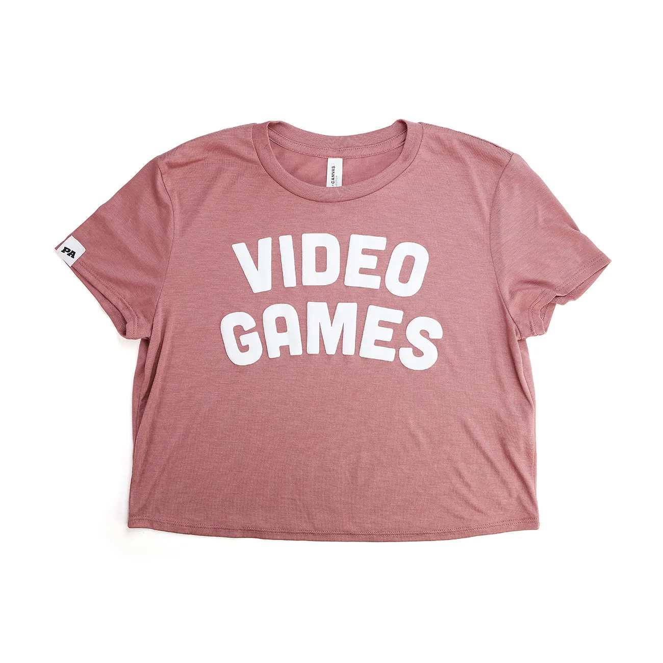 VIDEO GAMES Crop Top (Black)