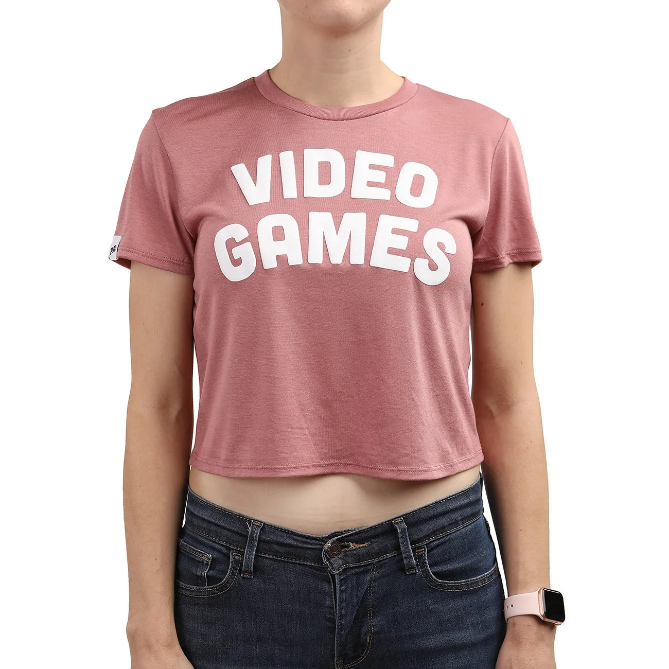 VIDEO GAMES Crop Top (Black)