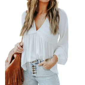 White Babydoll Blouse