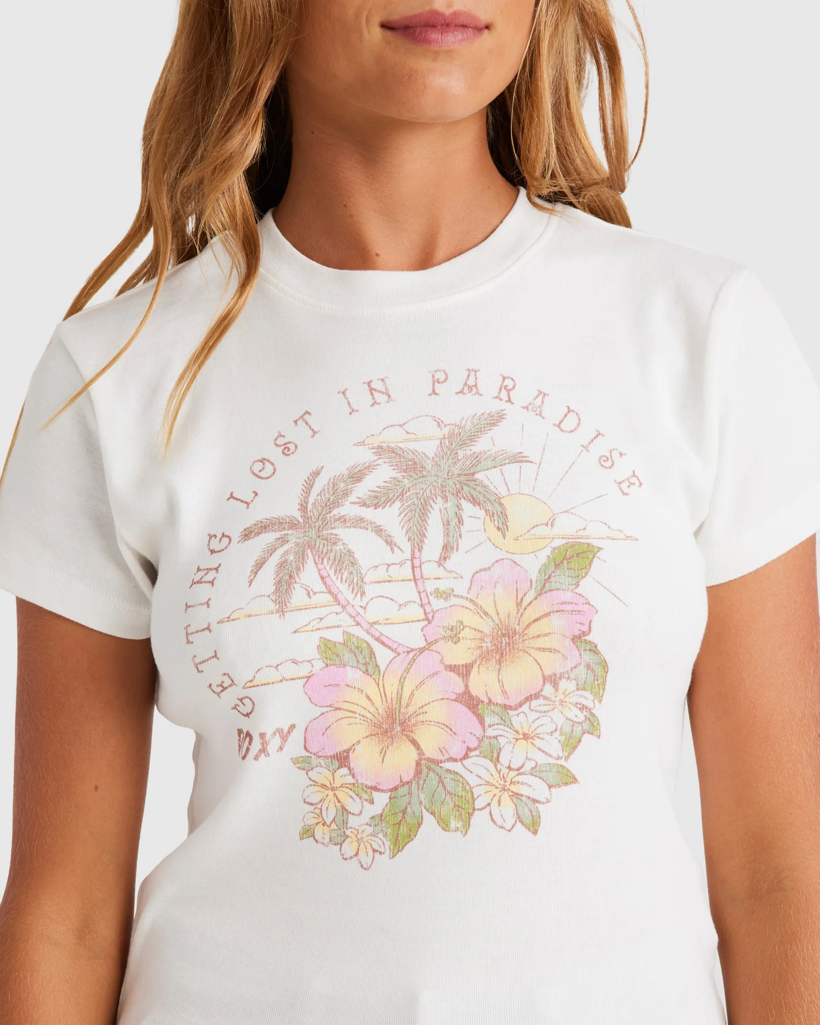 Womens Hibiscus Paradise Tank Top