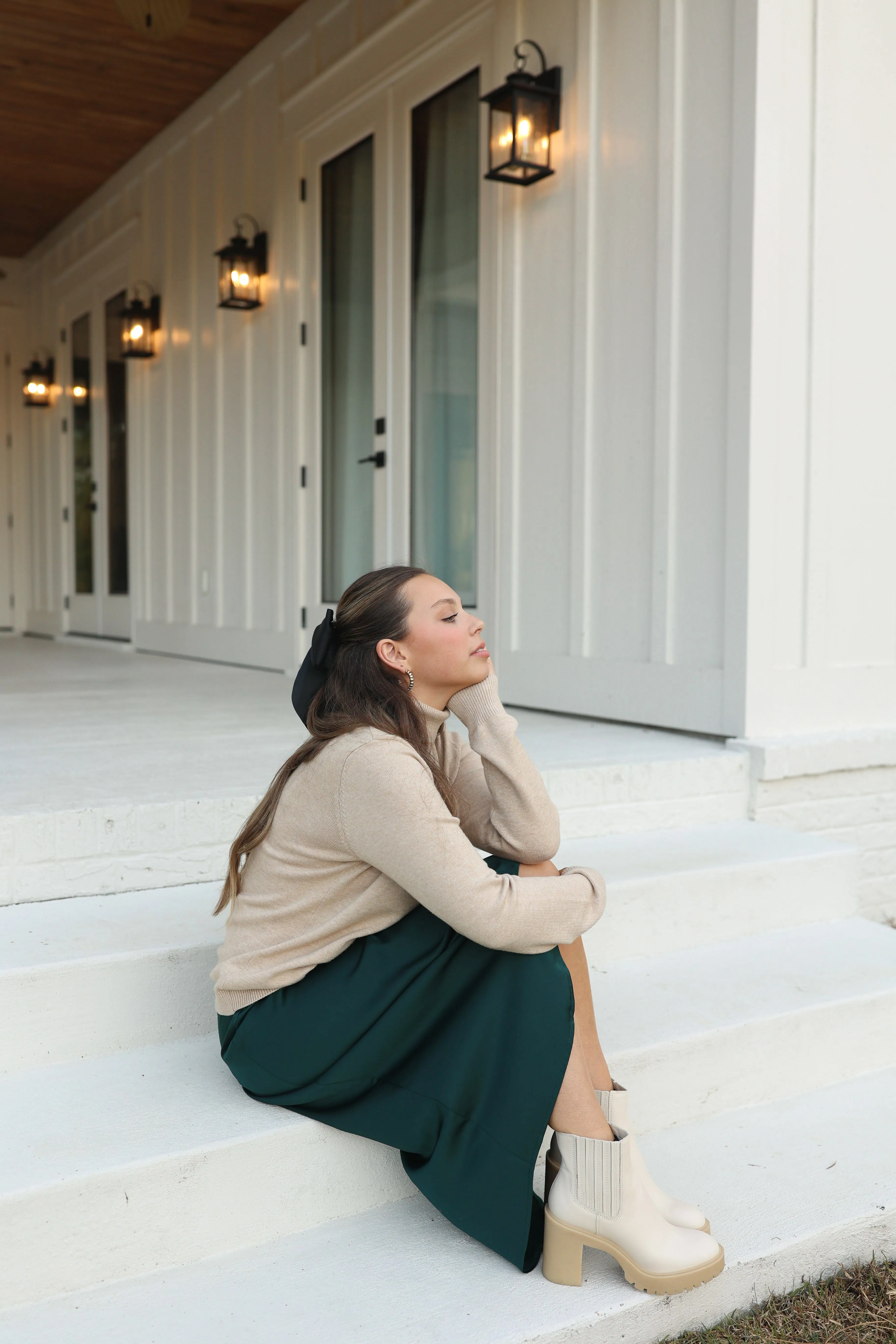 Wrap Me Up In Teal Midi Skirt