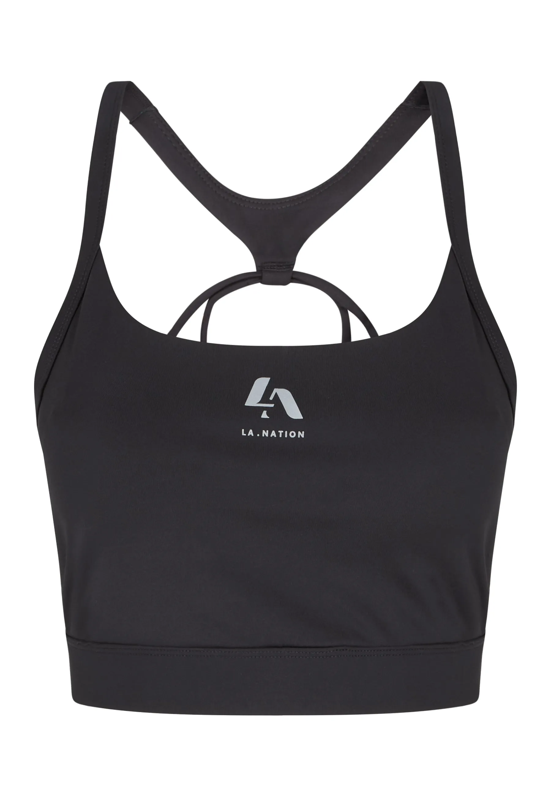 Yoga Crop Top-Black